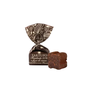 Choklad tartufidolci mörk brun nötter